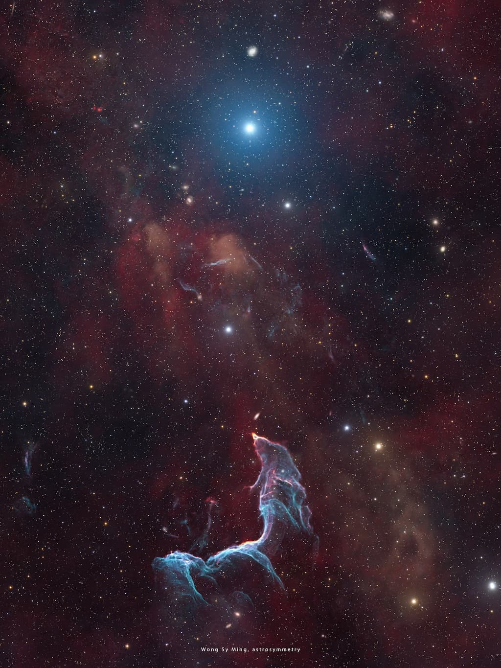 The Mermaid Nebula Supernova Remnant | © · Data acquisition: Sy Ming Wong; Processing: Guangyan Gao
 Text: 
Cecilia Chirenti 
(NASA
GSFC, 
UMCP, 
CRESST II)