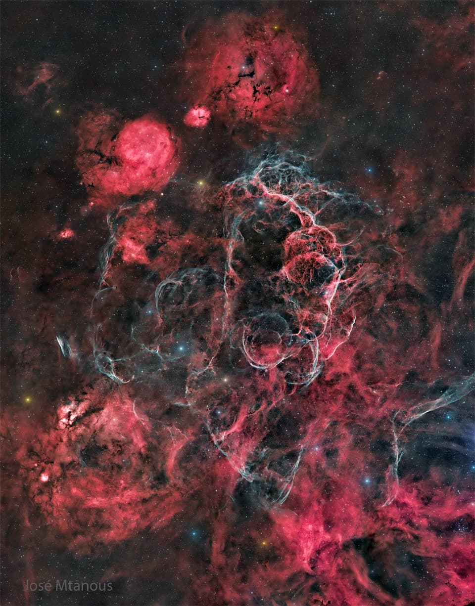 The Vela Supernova Remnant | © · José Mtanous