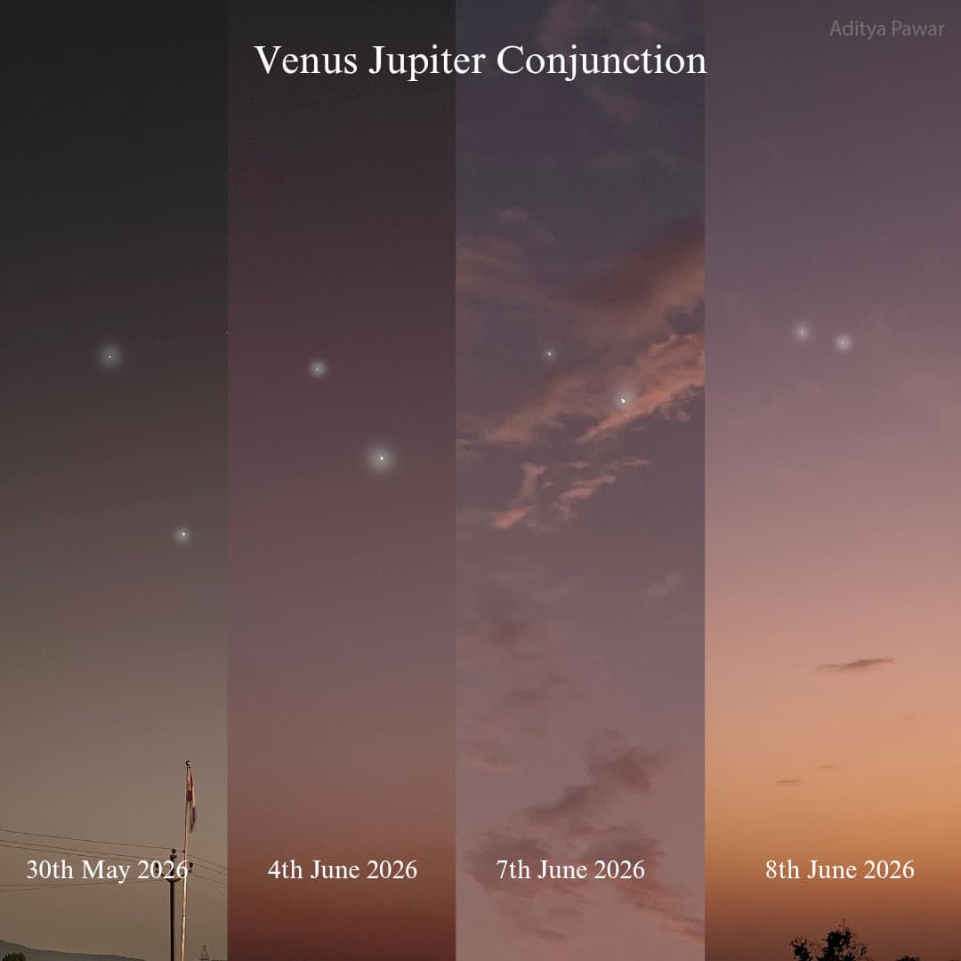 10 Days of Venus and Jupiter | © · Aditya Pawar